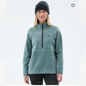 Montec Echo Fleece Atlantic Green Pullover Small